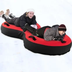 80'' 2-Person Heavy-Duty Inflatable Snow Sled