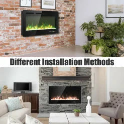 40'' Recessed Electric Fireplace