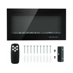 40'' Recessed Electric Fireplace