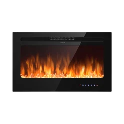 36'' Recessed/Wall-Mounted Electric Fireplace