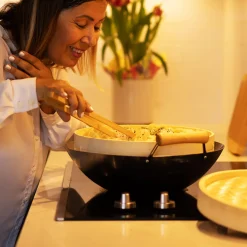 12'' 2-Tier Bamboo Steamer Baskets
