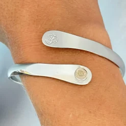 Yoga Om Engraved Bracelet
